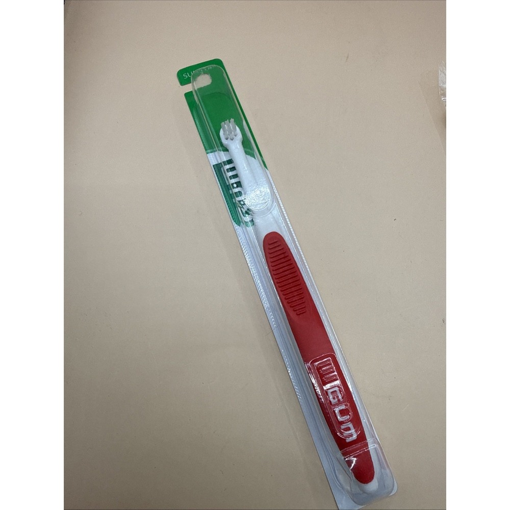 GUM End Tuft Toothbrush Red- Extra Small Head for 1 Count‎ Sunstar USA